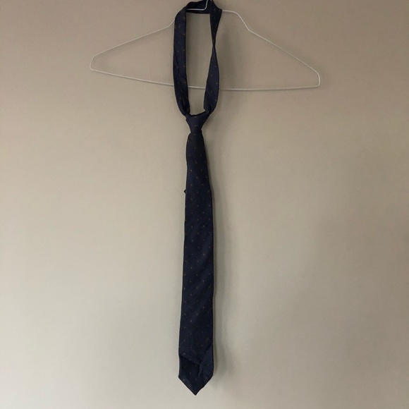 💜 Men’s Blue Design Tie - Pre-Tied Andhurst - Picture 2 of 3